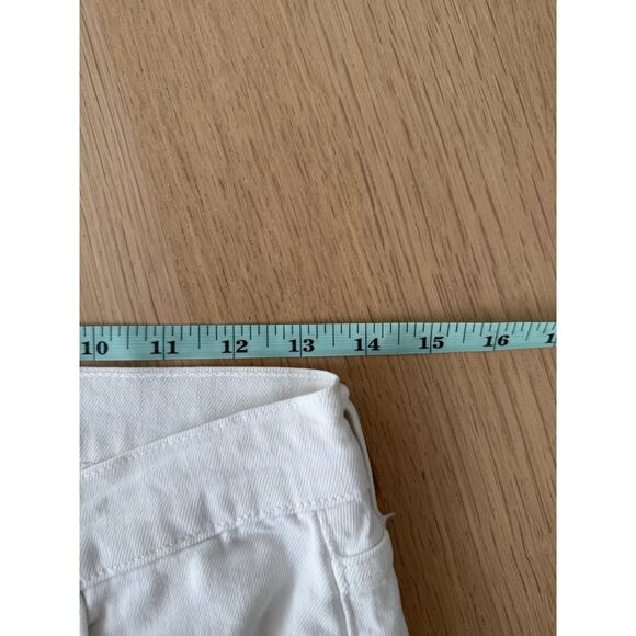 AGOLDE Jeans Womens 27 White Toni Straight Leg High Rise Distressed Hems 2015 - Picture 7 of 12